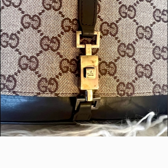 Gucci Jackie Vintage Canvas handbag /Shoulder bag - Picture 7 of 13